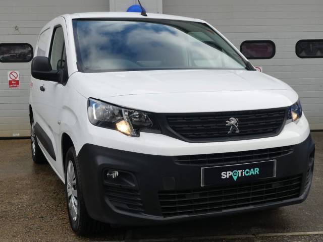 Peugeot Partner 1000 1.5 BlueHDi 100 Professional Van Panel Van Diesel WHITE