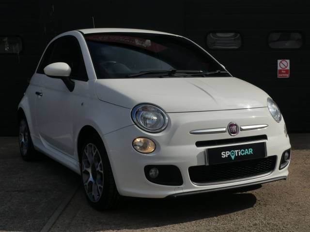 Fiat 500 1.2 S 3dr Hatchback Petrol WHITE