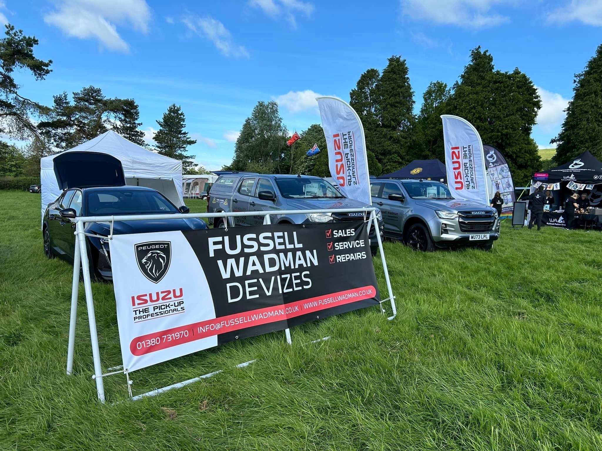 Fussell Wadman on display at Rainscombe Country Show & Barbury Game Show