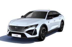 PEUGEOT E 408 ELECTRIC FASTBACK at Fussell Wadman Ltd Devizes