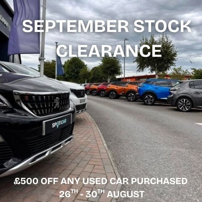 £500 Off All Used Cars – 26th to 30th August Only!