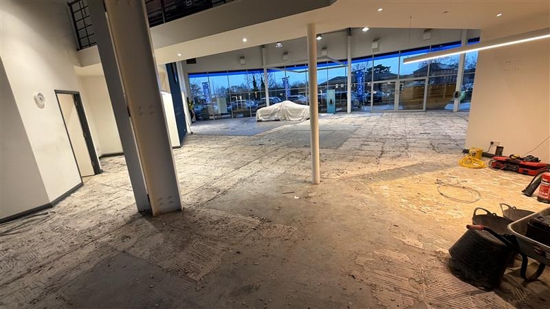 Showroom Update – Work is underway!