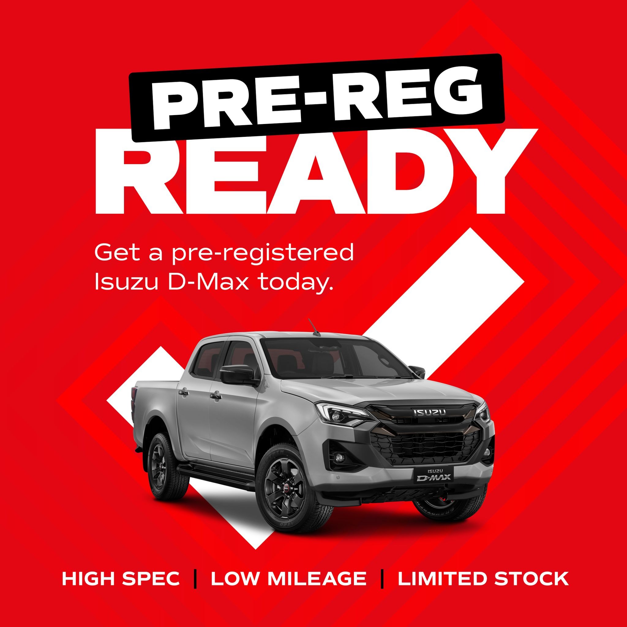 Pre registered Isuzu D-Max