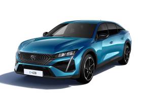 PEUGEOT E 408 ELECTRIC FASTBACK at Fussell Wadman Ltd Devizes