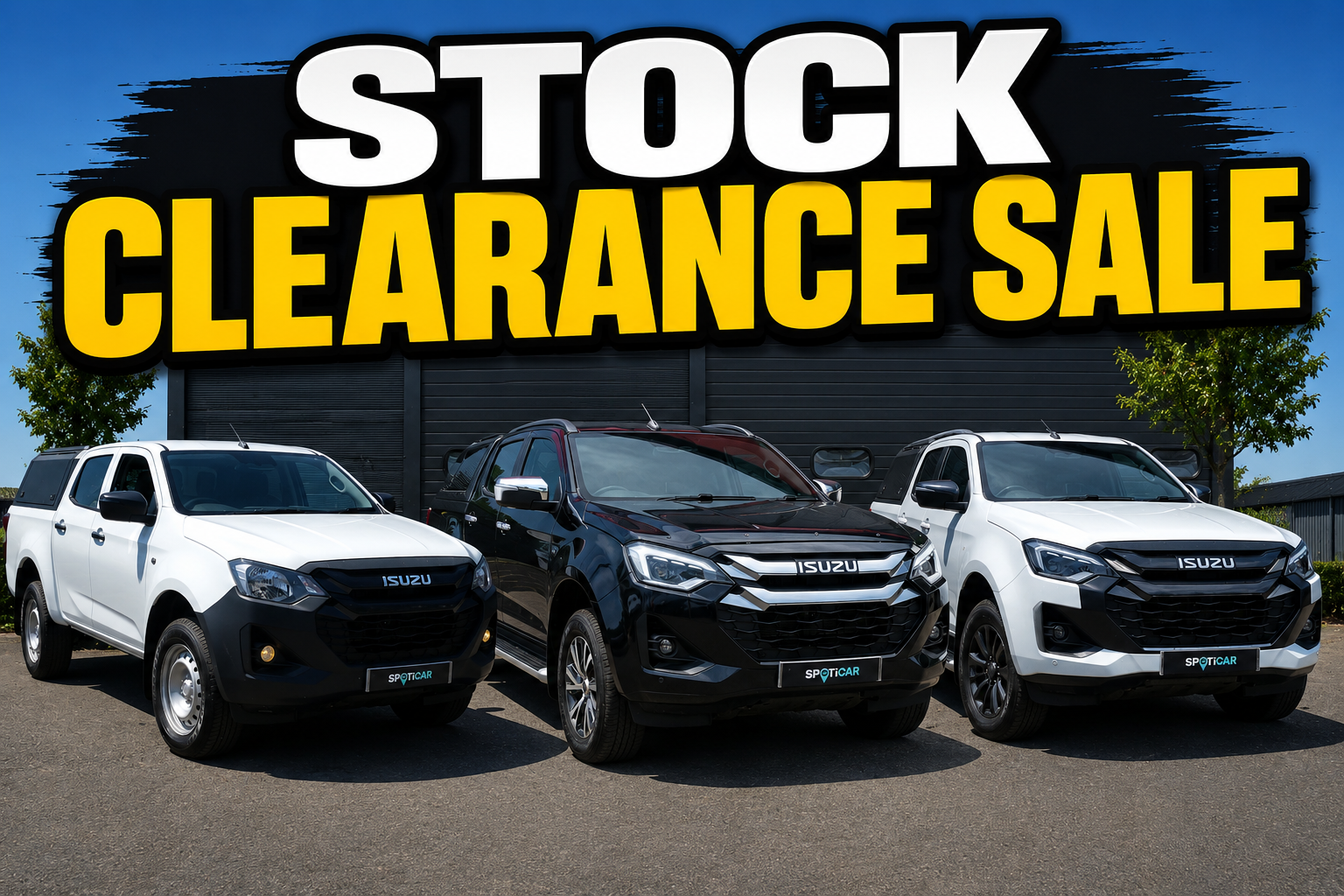ISUZU STOCK CLEARANCE