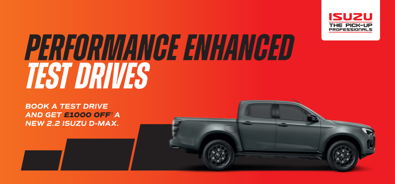 Book a test drive and get £1000 off!