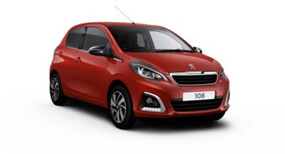 Peugeot 108 - Available In Antelope Red