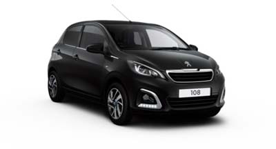 Peugeot 108 - Available In Raven Black